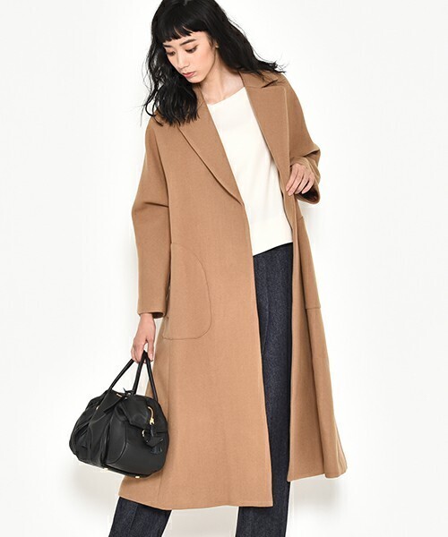 STELLA CIFFON ウールロングコート