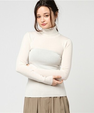 JILLSTUART スキニーリブニット