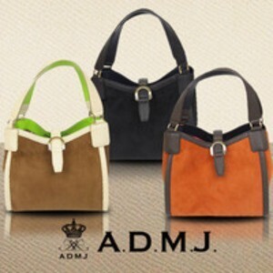 A.D.M.J. スエードショルダーバッグ