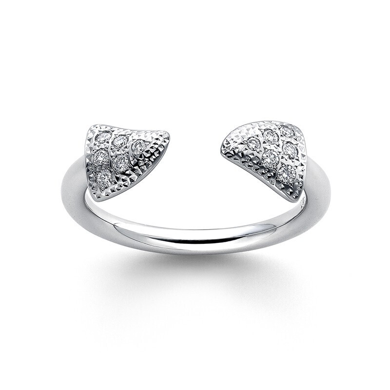 TASAKI Garden of Curiosity thorns diamond pave White Gold Ring