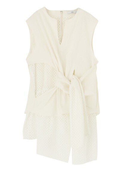 UN3D. MESH SASH DRAPE BL