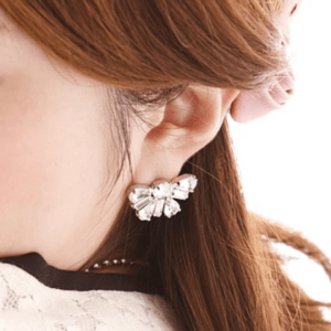 raffia 【JC1522】Jewel Casket / Reinette bijoux pierced