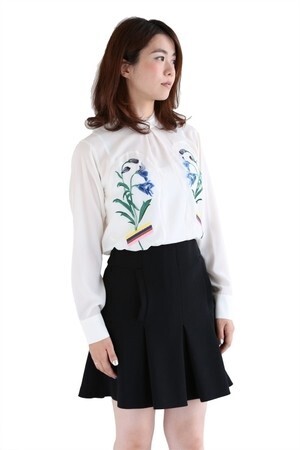 AKIRA NAKA Back open embroidery BL 刺繍ブラウス