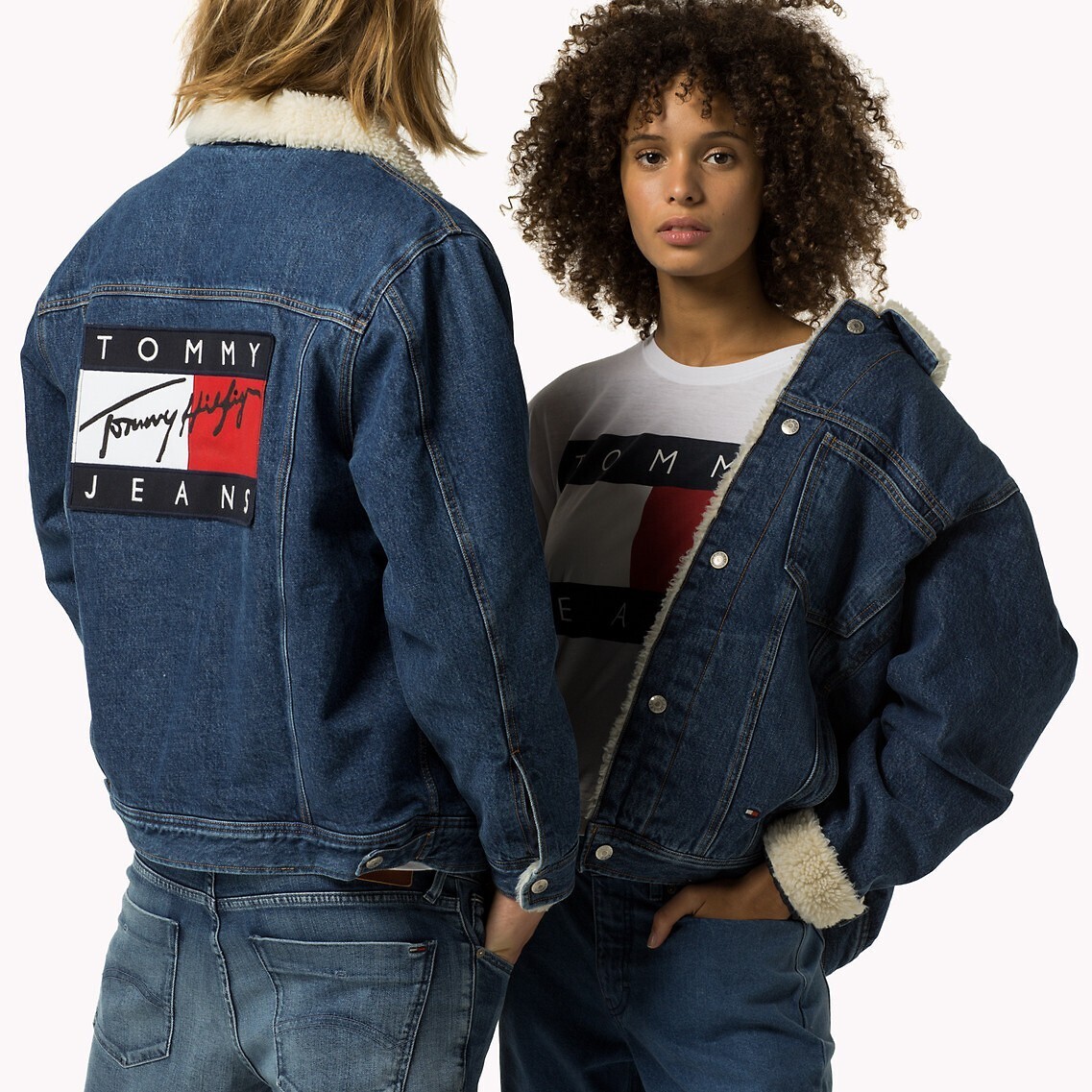 TOMMY HILFIGER UNISEX DENIM TRUCKER JACKET