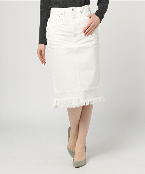 GRACE CONTINENTAL デニムカットオフスカート