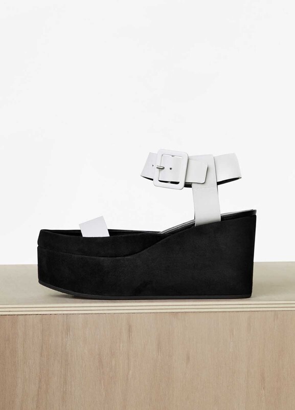 CÉLINE スプリングウェッジ サンダル