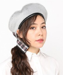 Candy Stripper FLUFFY FUR BERET