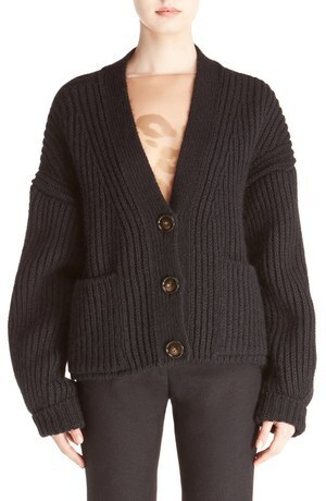 Acne Studios ACNE Studios 'Hadlee' Chunky Knit Button Cardigan