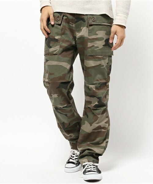 AVIREX avirex/ アヴィレックス/ CAMOUFLAGE Bu-AERO PANTS/ 迷彩 エアロパンツ/ カーゴパンツ