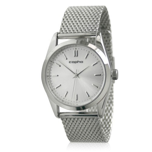 copha 【Classic Lady】 Mesh Steel Belt Silver