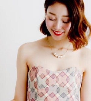 raffia 【JC2091 】JewCas / Cotton pearl　5piece necklace