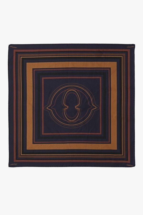 ottod'Ame FOULARD A RIGHE IN TWILL DI SETA