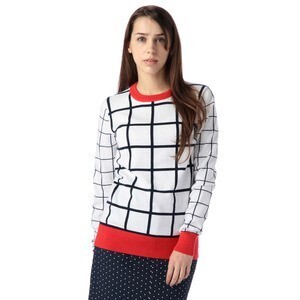 TOMMY HILFIGER PATIA WINDOWPANE CHECK SWEATER