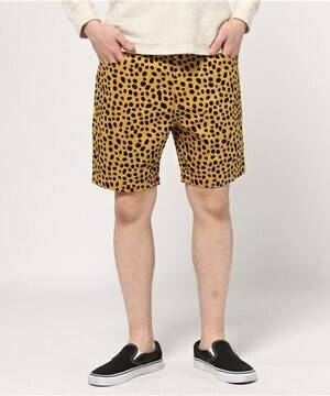 JOY RICH Safari Grid Shorts