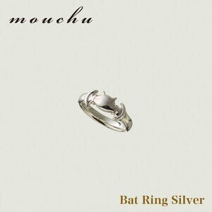 mouchu BAT RING SILVER