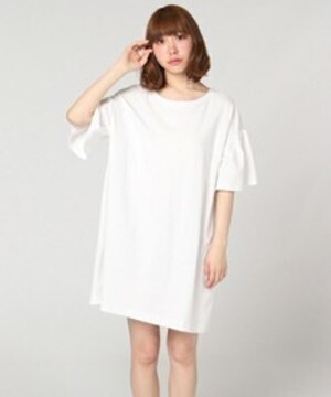 PAGEBOY 袖フレアータックワンピース