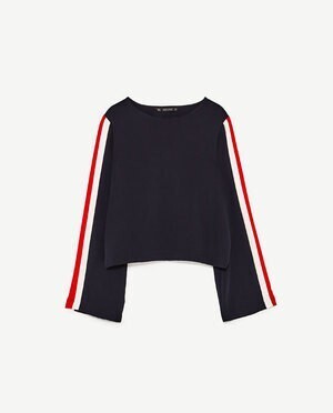 ZARA ワイドスリーブトップス