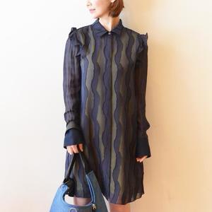3.1 Phillip Lim DRESS LS DRS W RUFL DETAL