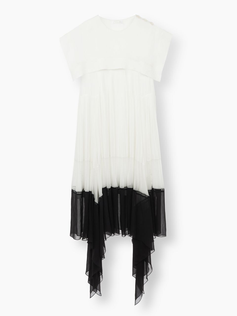 Chloé コントラストドレス