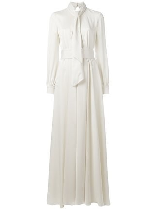 LANVIN ボウタイドレス