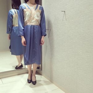 THEATRE PRODUCTS ヴィンテージサテンワンピース