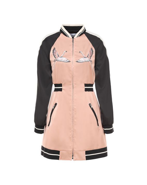 RED VALENTINO サテンジャケット サンセット エンブロイダリー