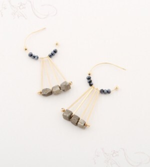 raffia 【JC2391】JewCas 2016A/W グリーズピアス