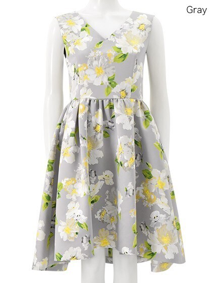 Chesty Flower Print Onepiece