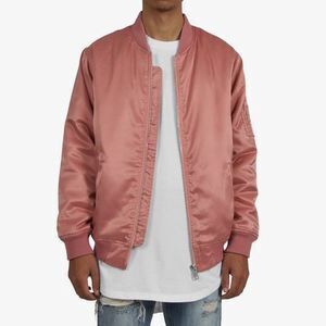 MNML Ruched Satin Bomber