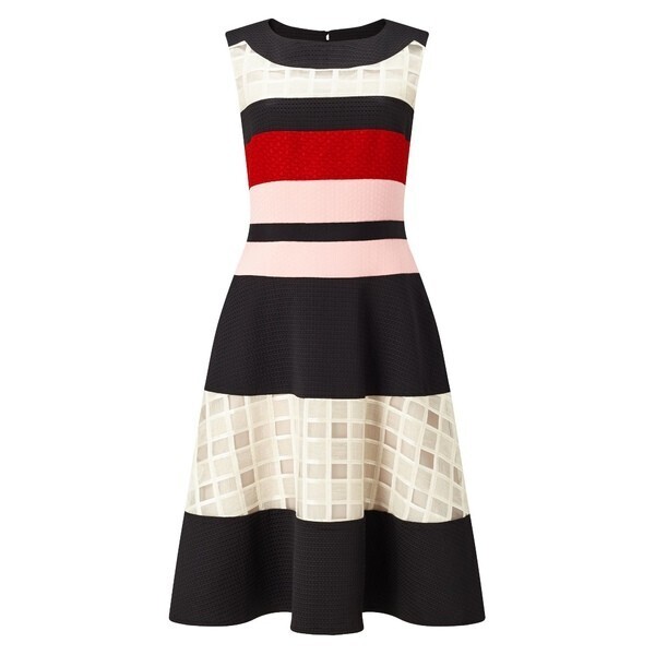 Phase Eight Rosina Stripe Flare Dress