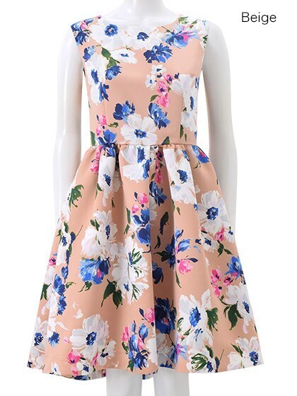 Chesty Flower Satin Onepiece
