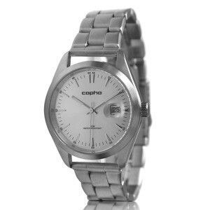 copha 【Basic Time 40】 Steel Bracelet (Silver×Silver)
