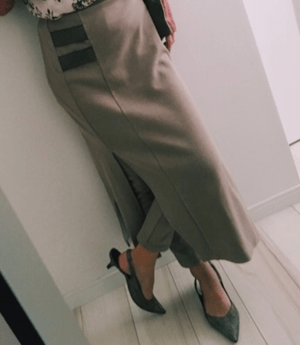 AMERI 巻きスカート×レギンスセット