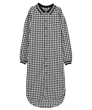 Candy Stripper ANARCHEY PEPE CHECK SHIRT ONE-PIECE