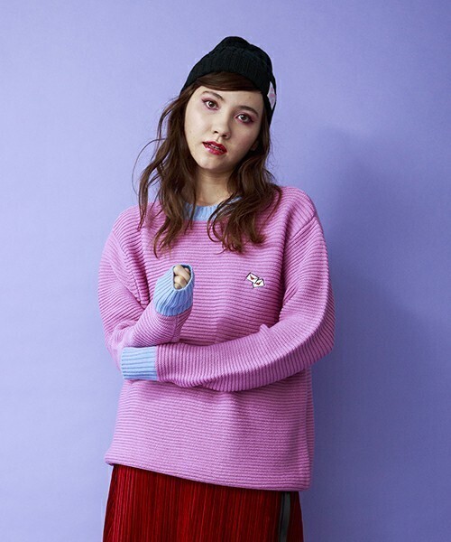 Aymmy in the batty girls LOVE LETTER ビッグニット