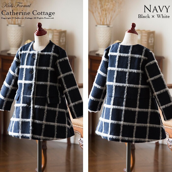 Catherine Cottage 格子柄コート
