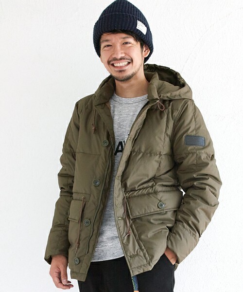 KRIFF MAYER 【国産】KRIFF MAYER × NANGA フーデッドダウンパーカー