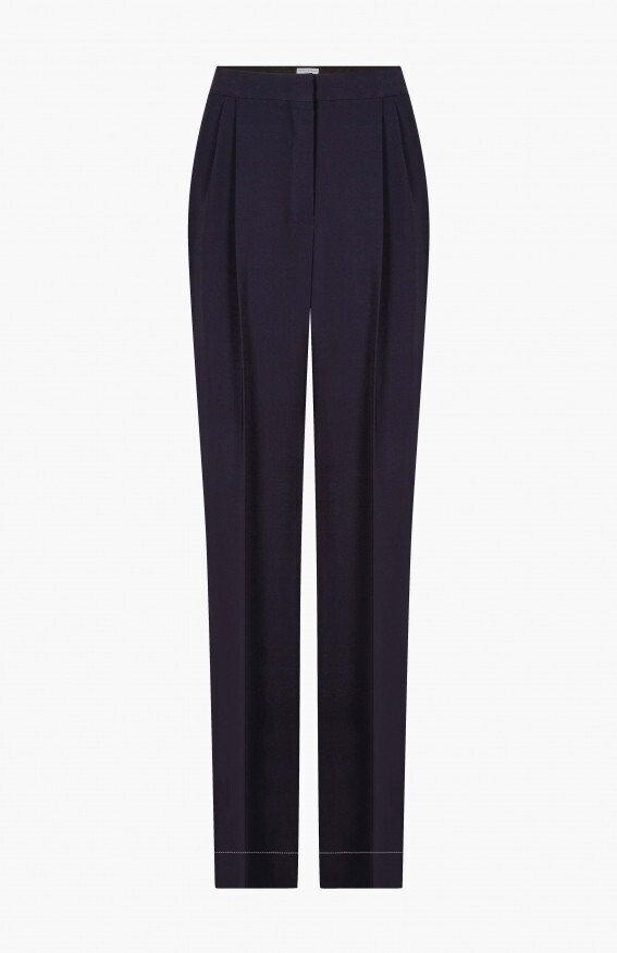 Sonia Rykiel STRETCH CADY LARGE MASCULINE PANTS
