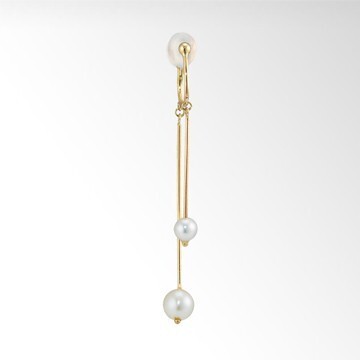 STAR JEWELRY girl PEARL LINE EARRING