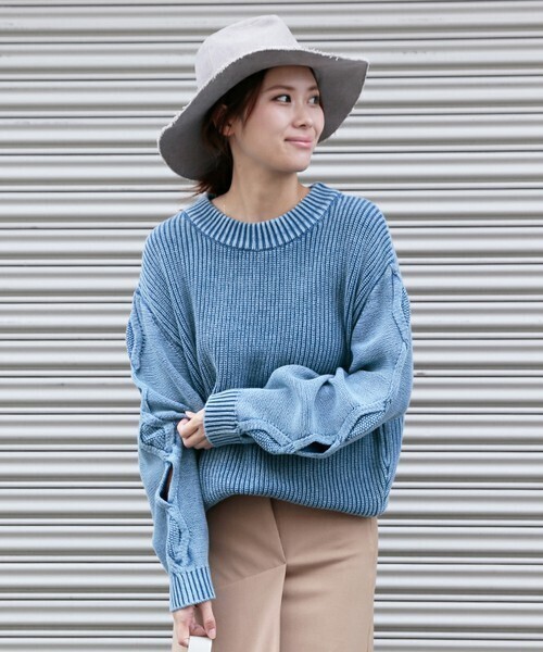 AMERI OPEN CABLE KNIT