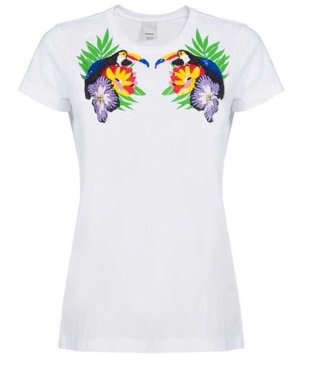 PINKO Cotton jersey T-shirt