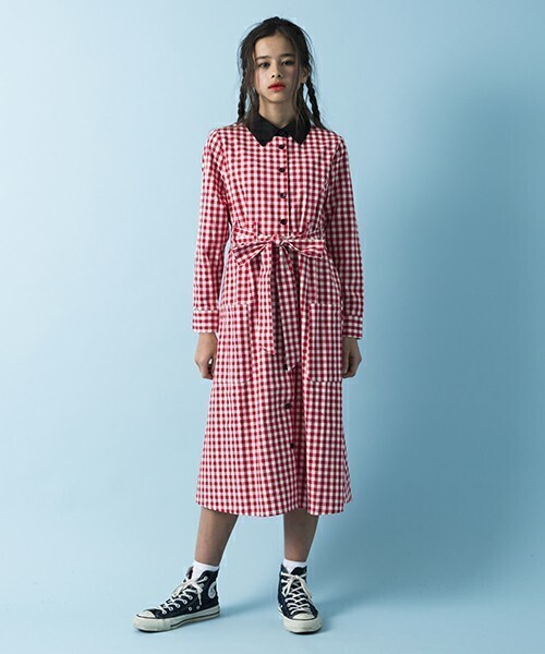 Aymmy in the batty girls GOOD TRIP チェックワンピース