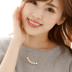 raffia 【 JC2458】JewCas 2016A/Wコットンパール6粒ネックレス6mm / 8mm