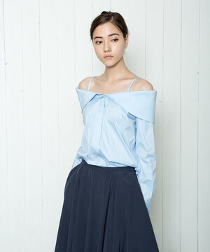 DOUBLE STANDARD CLOTHING オフショルダーブラウス