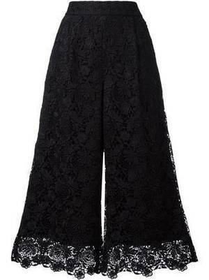 DIANE von FURSTENBERG クロップド レースパンツ