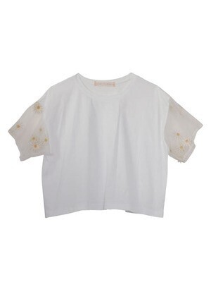 Honey mi Honey Daisy　sleeve　short　T　shirt