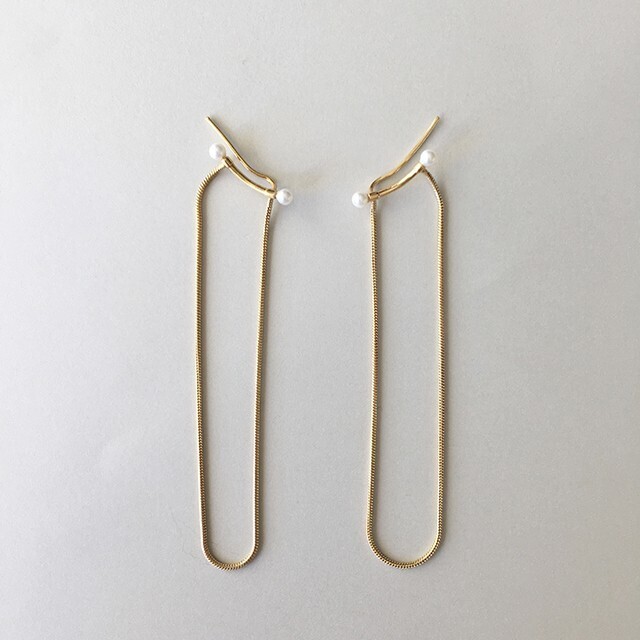 Quatorze ソケット貝パールピアス