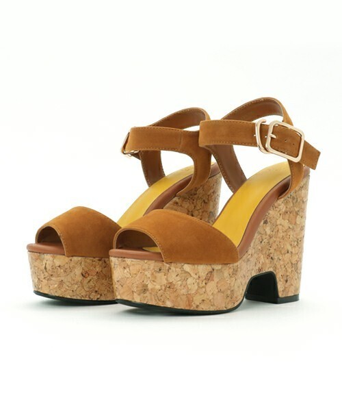 SLY CORK WEDGE SANDAL