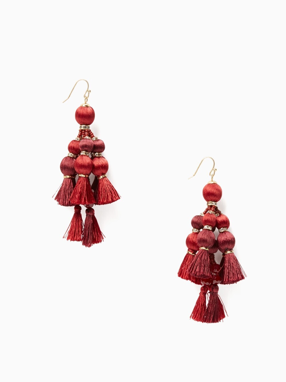 kate spade new york プリティーポン タッセル ステートメント イヤリング