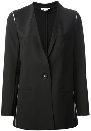 Helmut Lang Black Origami Boxy Blazer